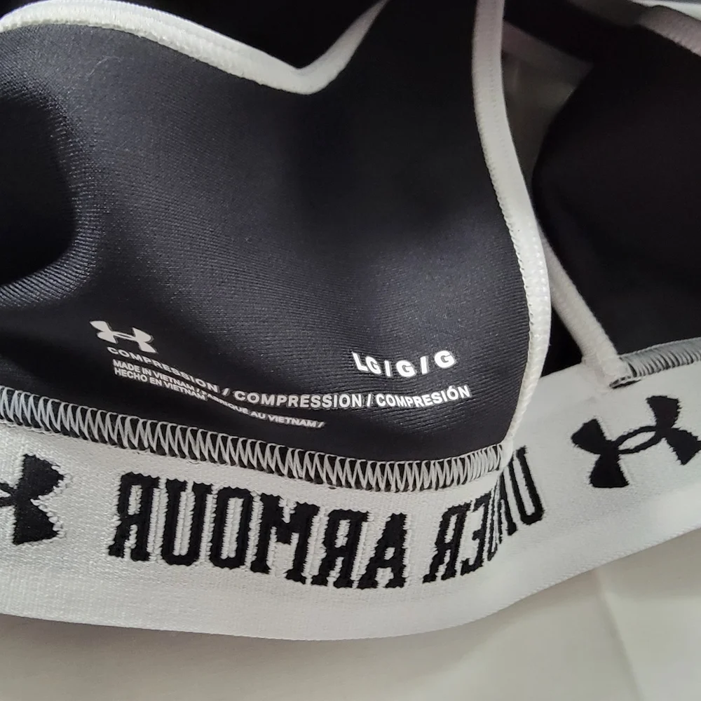 Womens Under Armour Mid Crossback Sports Bra Size Large - Picture 4 of 4